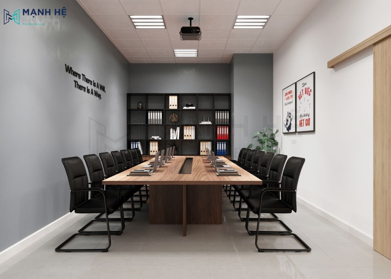 Thiết kế nội thất văn phòng công ty Green Food 220m2 Thiết kế nội thất văn phòng công ty Green Food 220m2