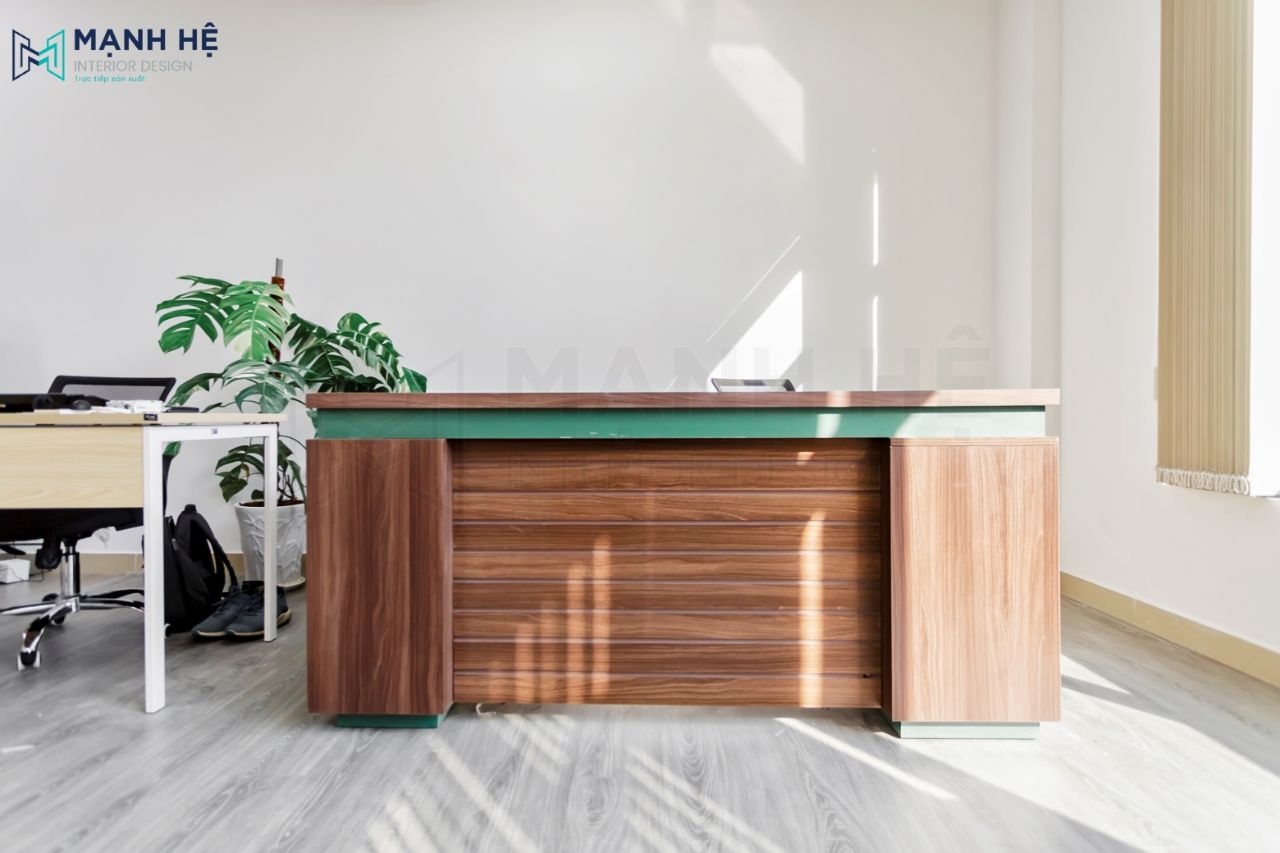 Thi công nội thất văn phòng công ty Green Food – 220m2 Thi công nội thất văn phòng công ty Green Food – 220m2