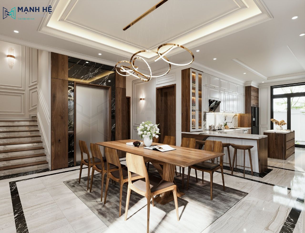 Nội thất biệt thự Bến Tre – 4 Tầng – Chị Dung Nội thất biệt thự Bến Tre – 4 Tầng – Chị Dung