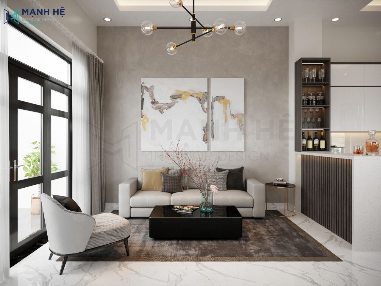 Nội thất nhà phố anh Đức – Long An – 5PN Nội thất nhà phố anh Đức – Long An – 5PN