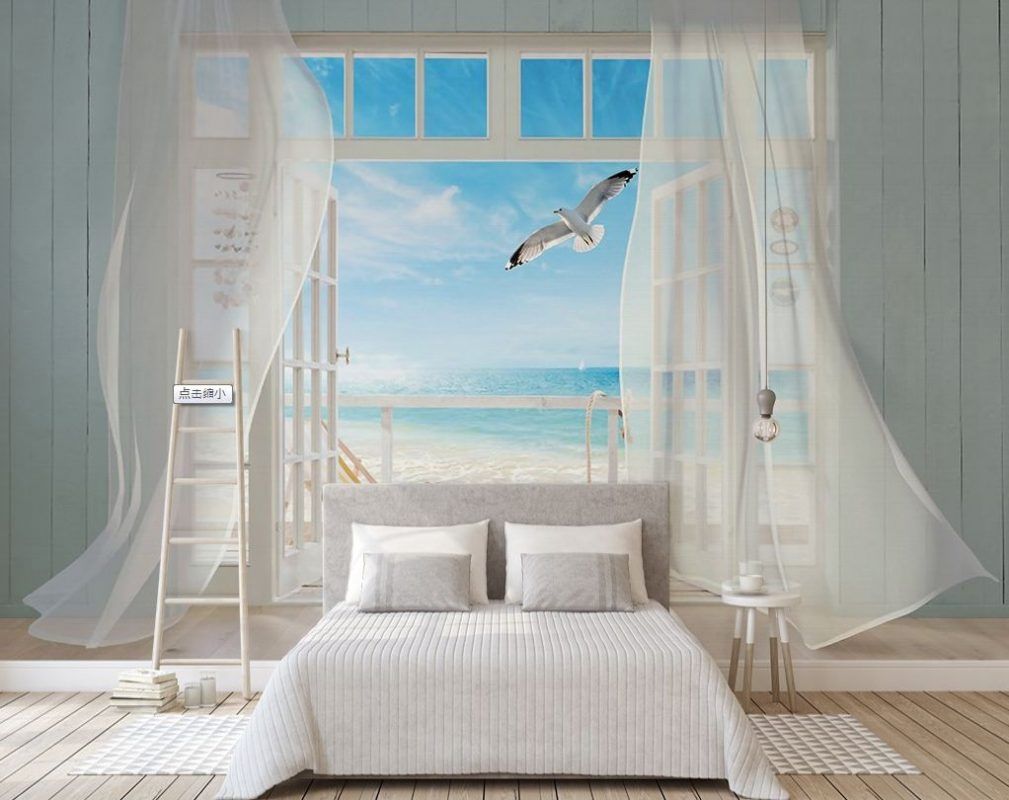 Khung cửa sổ thơ mộng cùng các chi tiết thiết kế tạo cảm giác như một thiên đường cho phòng ngủ
