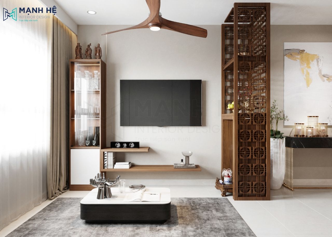 Chọn kệ tivi phù hợp với phong cách thiết kế