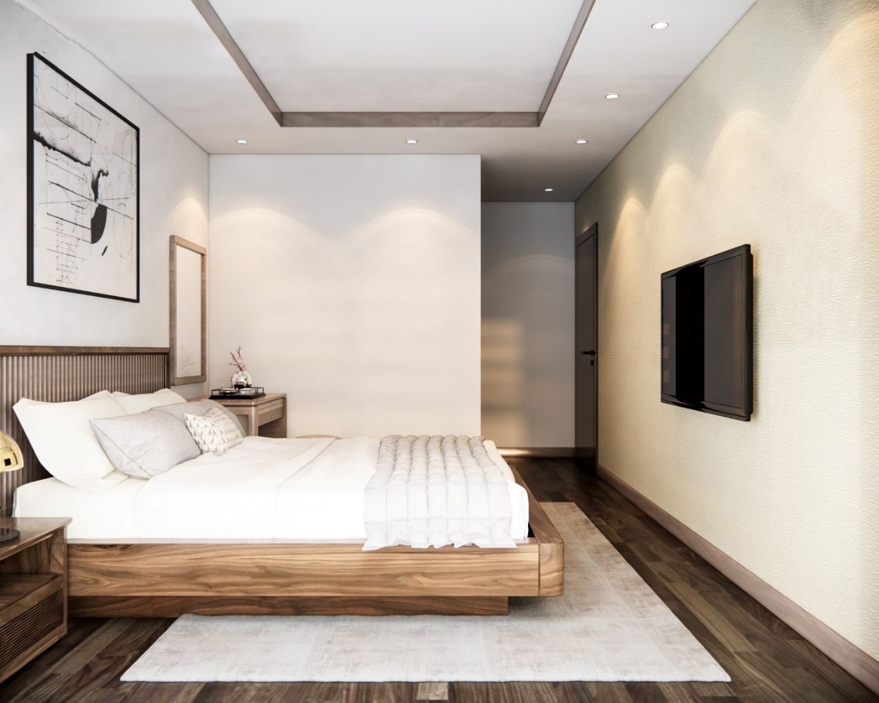 Mẫu giường phản bệt gỗ sồi tự nhiên cao cấp