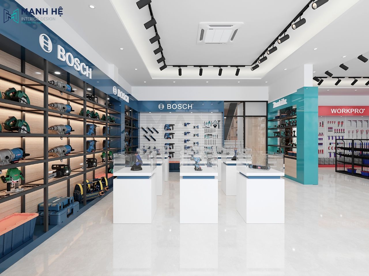 Thiết kế nội thất công ty Bosch – 215m2 Thiết kế nội thất công ty Bosch – 215m2