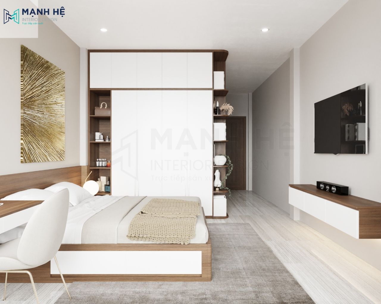 Nội thất nhà phố Đồng Tháp – Anh Dũng – 2PN – 150m2 Nội thất nhà phố Đồng Tháp – Anh Dũng – 2PN – 150m2