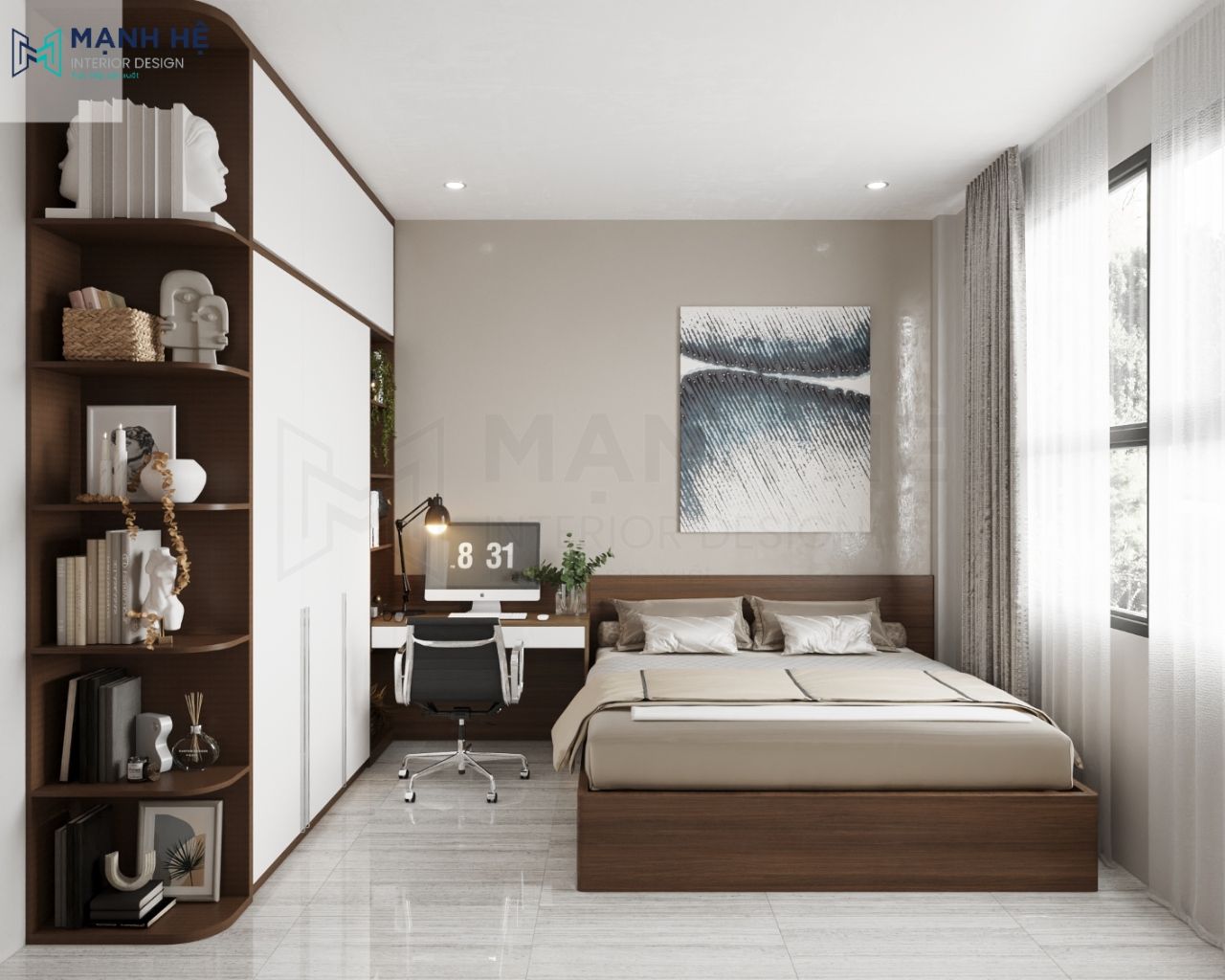 Nội thất nhà phố Đồng Tháp – Anh Dũng – 2PN – 150m2 Nội thất nhà phố Đồng Tháp – Anh Dũng – 2PN – 150m2
