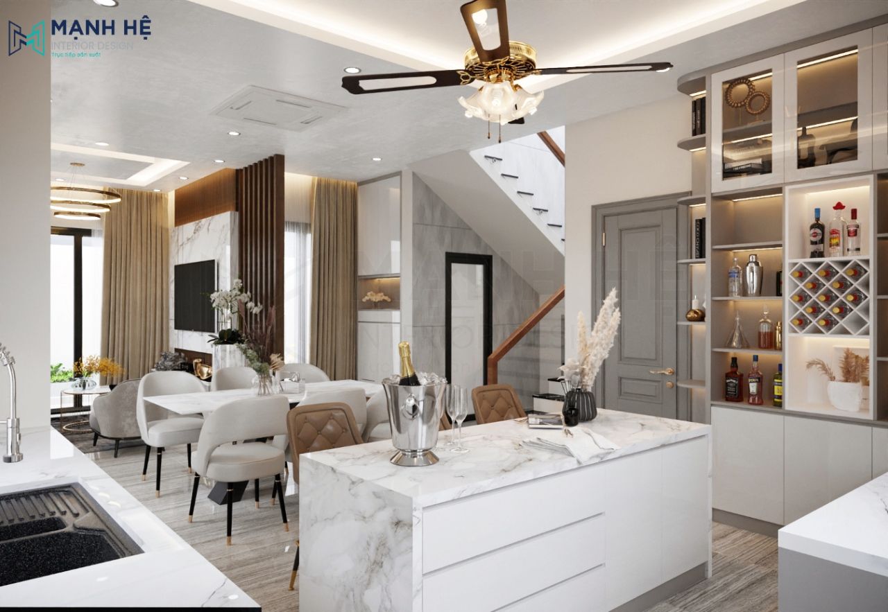 Nội thất nhà phố Long An – 4PN – 265m2 Nội thất nhà phố Long An – 4PN – 265m2