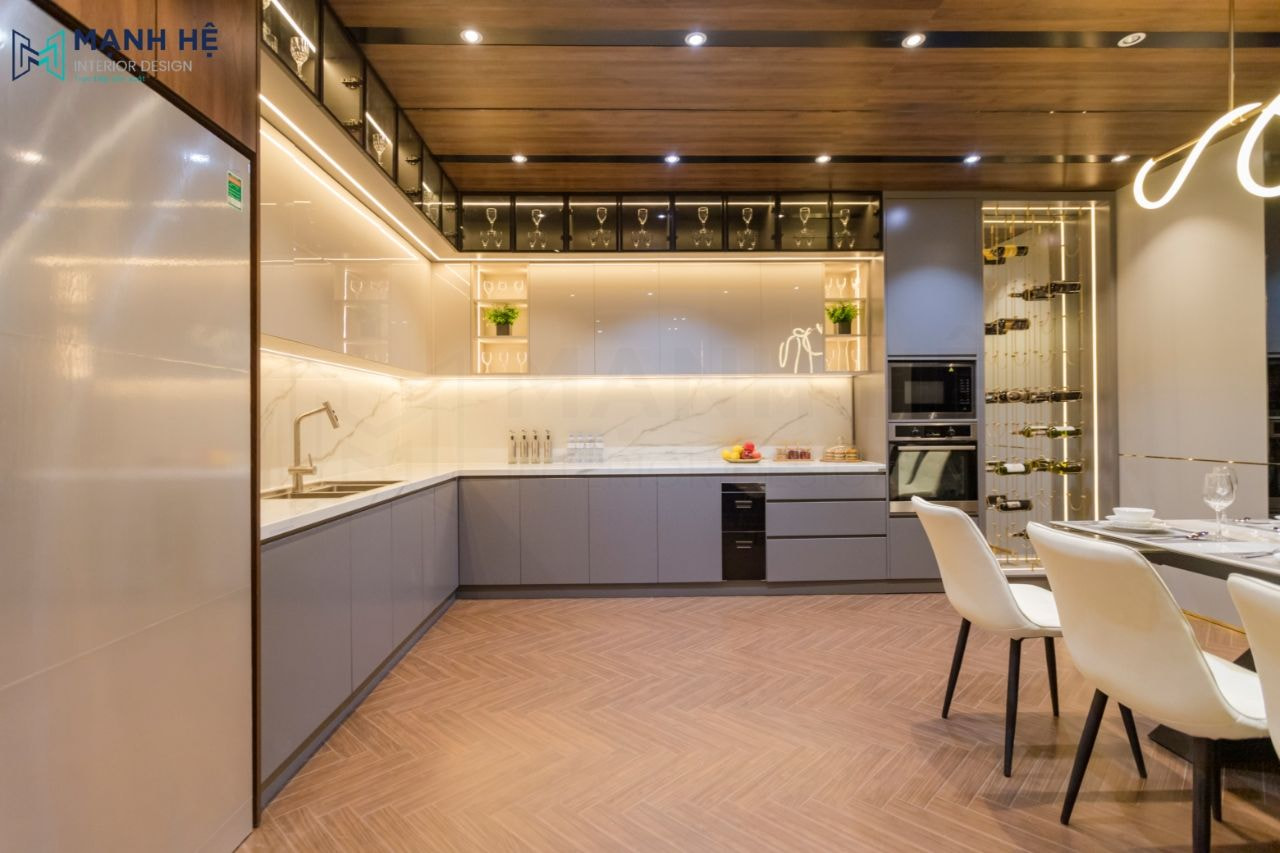 Thi công nội thất nhà mẫu Mạnh Hệ Thi công nội thất nhà mẫu Mạnh Hệ