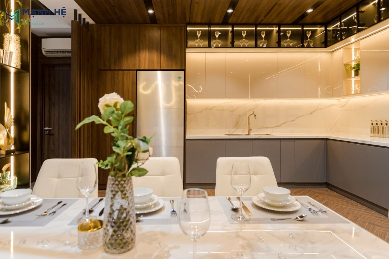 Thi công nội thất nhà mẫu Mạnh Hệ Thi công nội thất nhà mẫu Mạnh Hệ