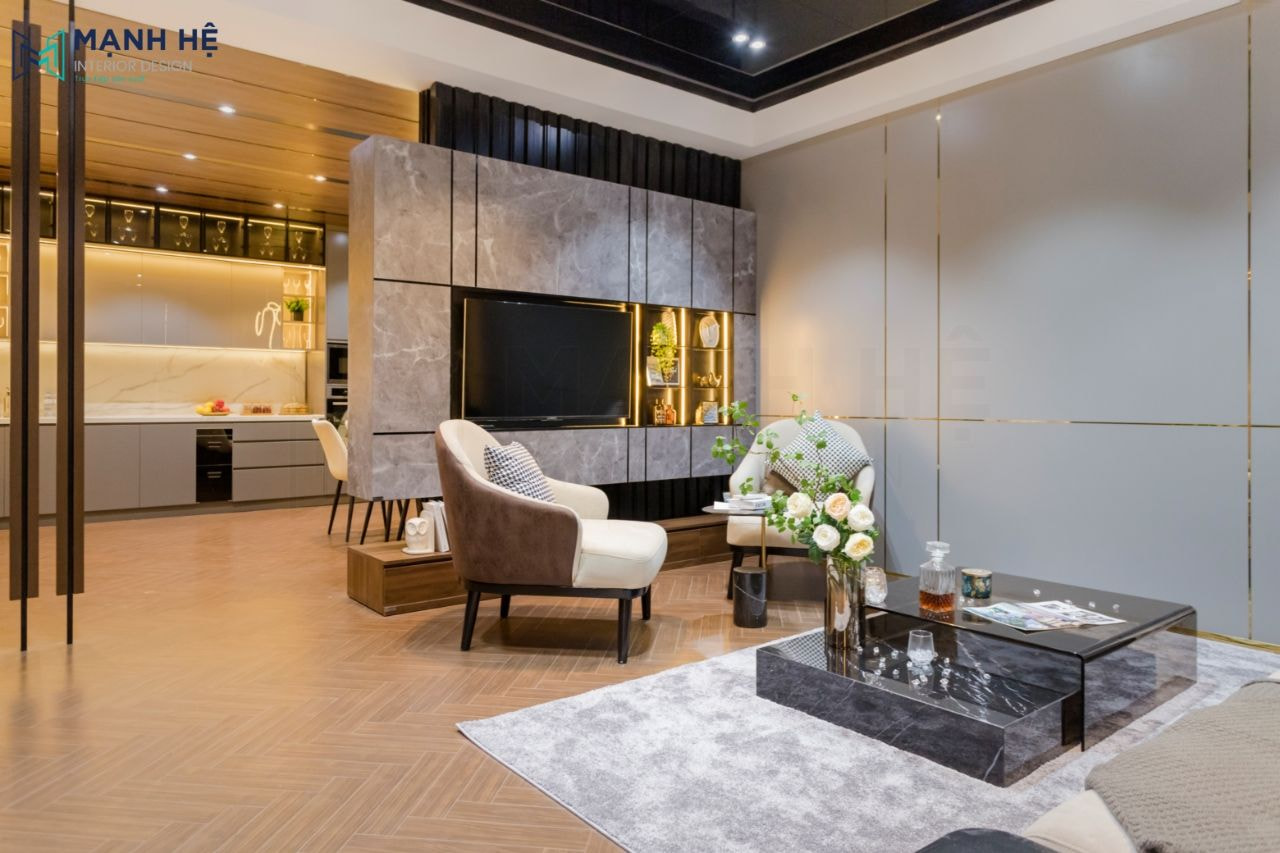 Thi công nội thất nhà mẫu Mạnh Hệ Thi công nội thất nhà mẫu Mạnh Hệ