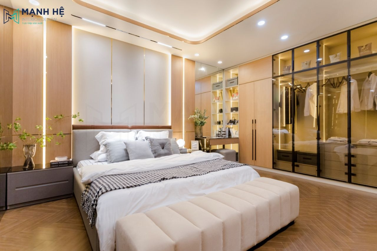 Thi công nội thất nhà mẫu Mạnh Hệ Thi công nội thất nhà mẫu Mạnh Hệ