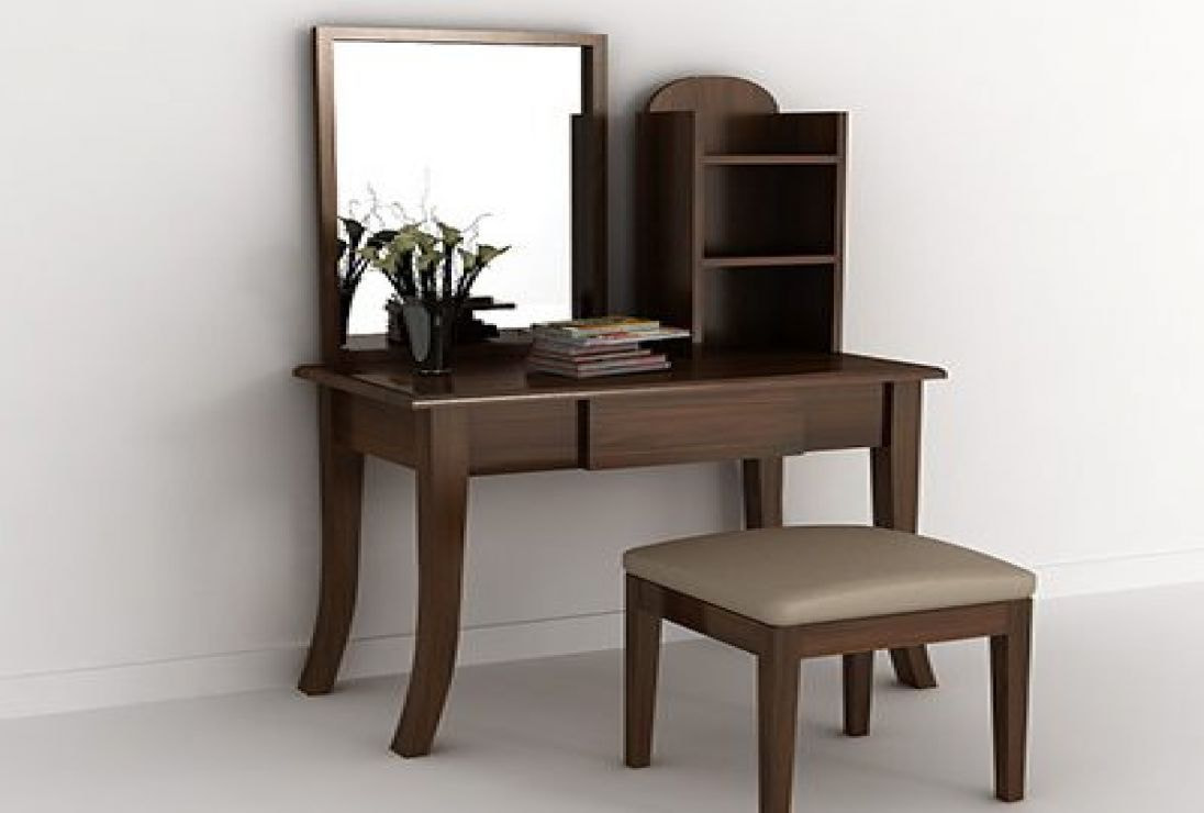 Kích thước chuẩn của bàn trang điểm gỗ óc chó