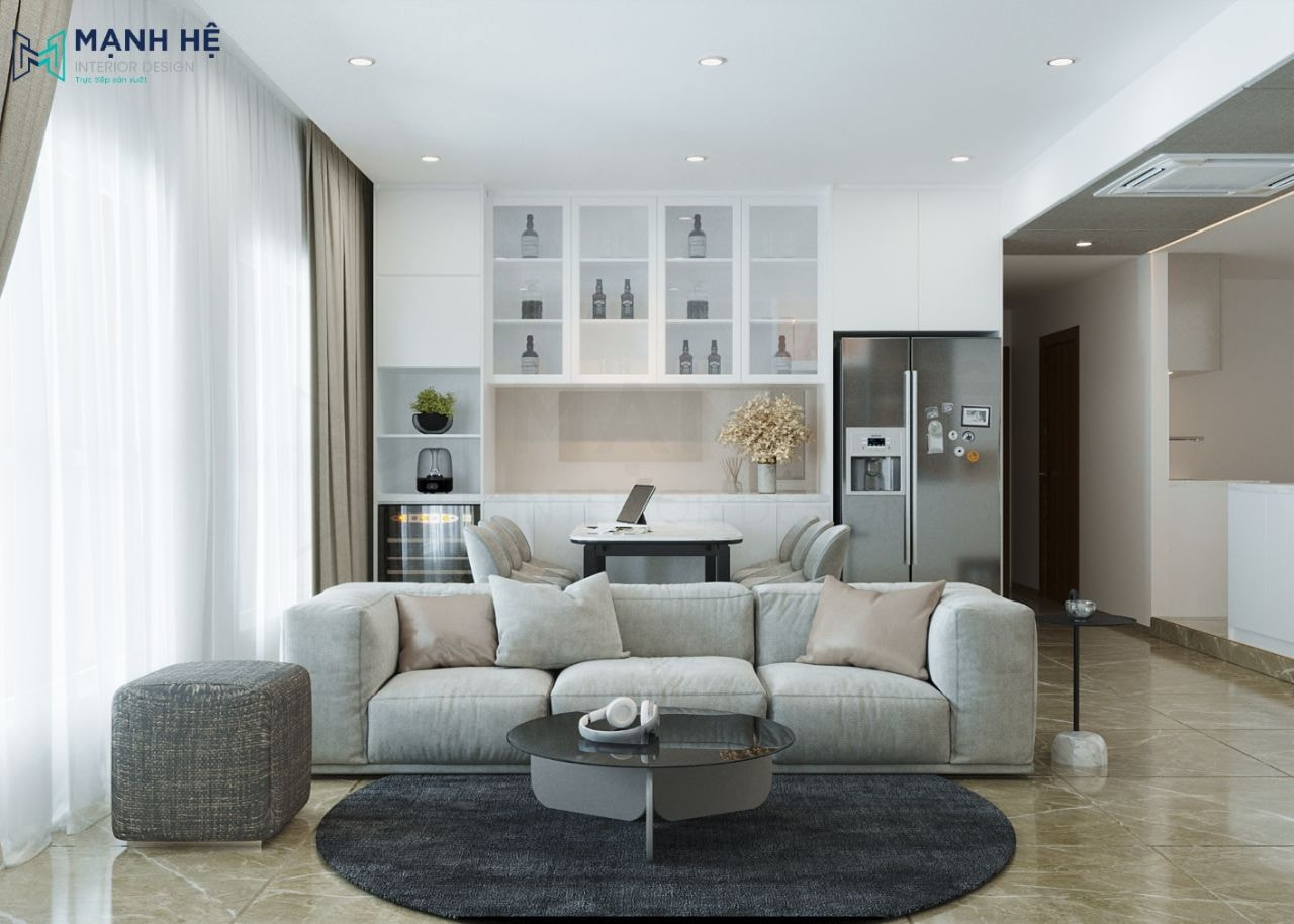 Ý tưởng thiết kế nội thất căn hộ 40m2 đẹp hiện đại, tối ưu diện tích