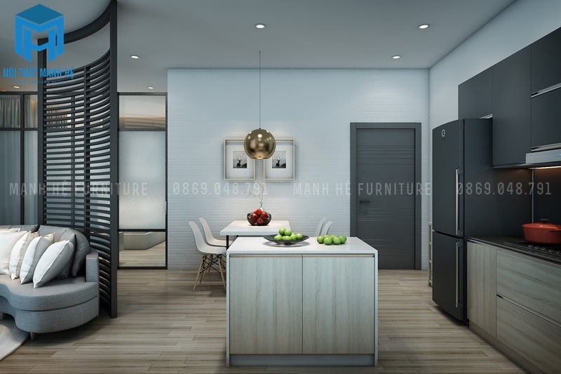 Phòng ăn và phòng bếp tiện nghi