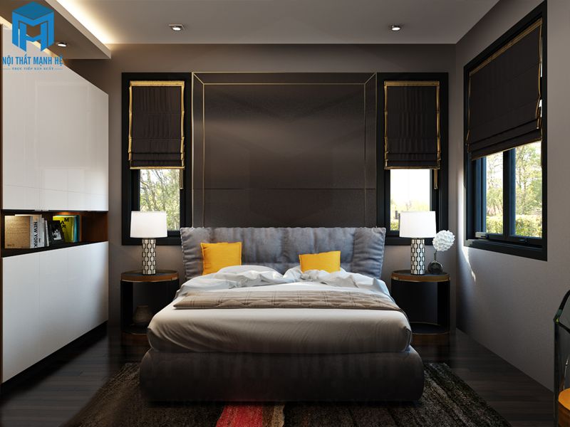 Thiết kế nội thất nhà phố đẹp phong cách hiện đại - 3 phòng ngủ của anh Hưng - Quận 10