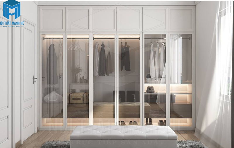 Tủ quần áo phòng ngủ Master