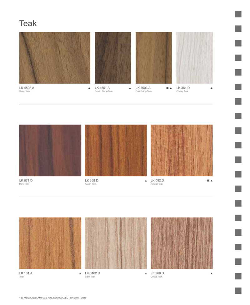 Laminate là gì? Tổng hợp mã màu Laminate trong catalogue An Cường