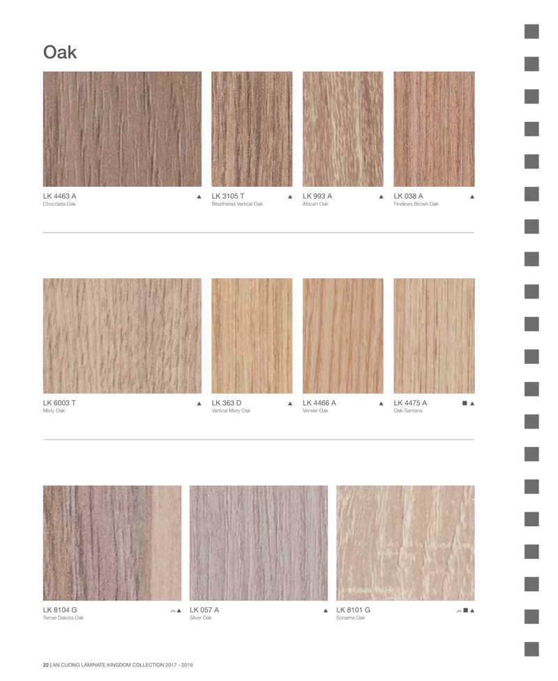 Laminate là gì? Tổng hợp mã màu Laminate trong catalogue An Cường