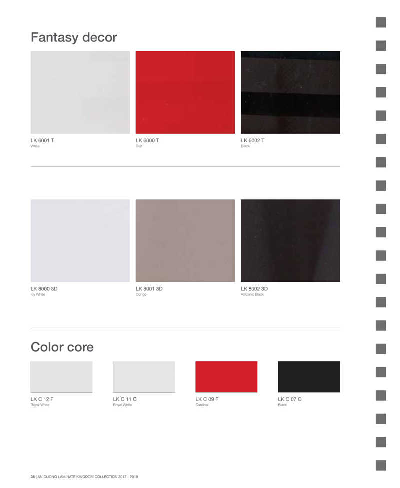 Laminate là gì? Tổng hợp mã màu Laminate trong catalogue An Cường