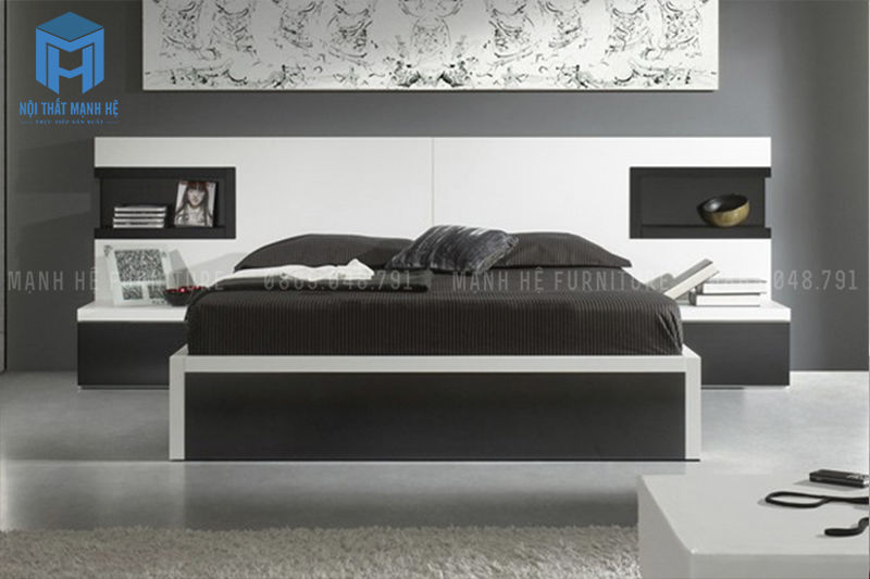 Bạn cũng có thể đặt hàng thiết kế những mẫu giường ngủ gỗ công nghiệp theo ý muốn