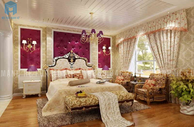 ốp mút đầu giường