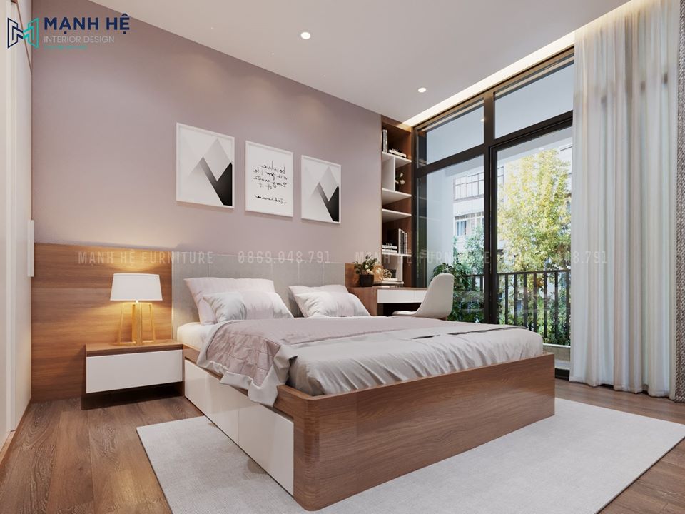 Tranh treo tường phòng ngủ đẹp hiện đại