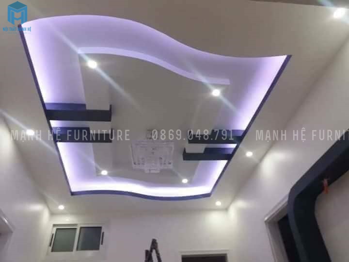 trần thạch cao hở