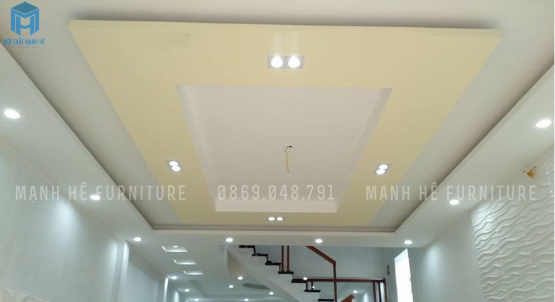 trần thạch cao khung chìm