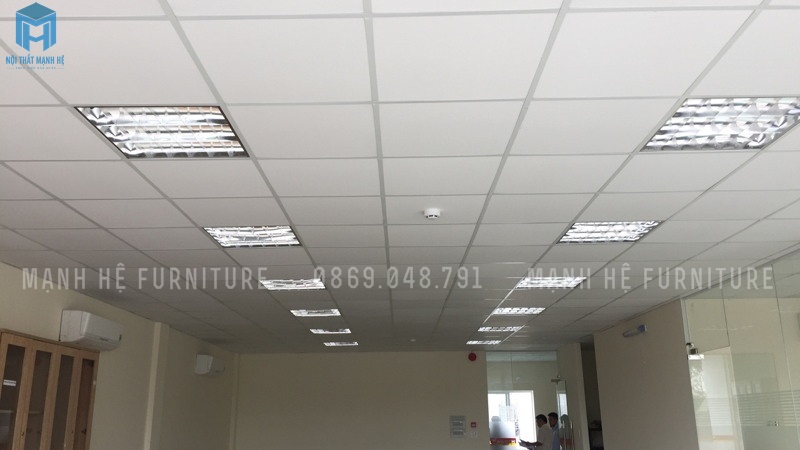 trần thạch cao khung xương nổi, trần thả