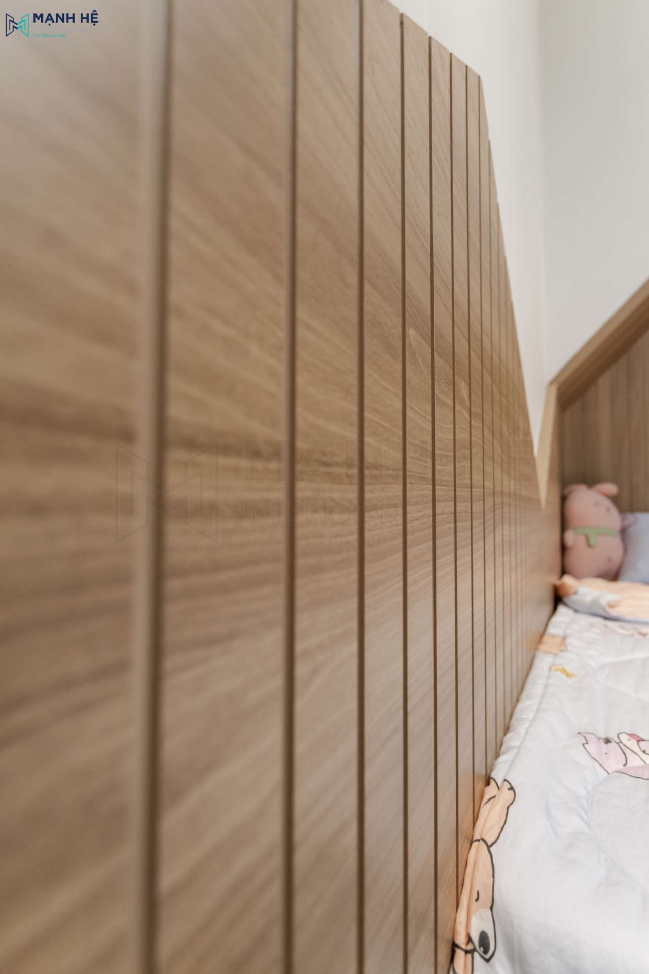 Độ sắc nét của nội thất do Mạnh Hệ thi công