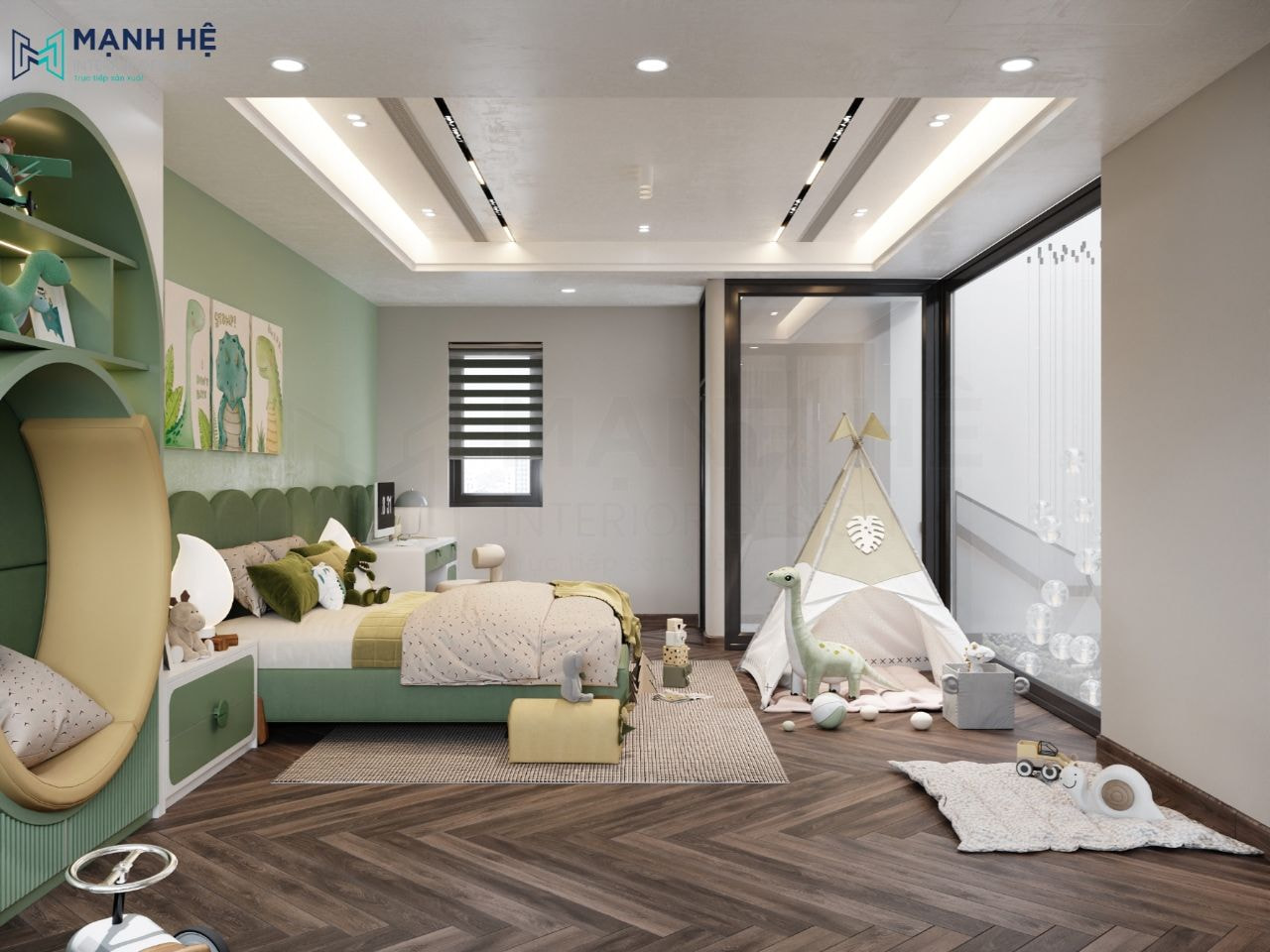 Tạo thêm các góc vui chơi xinh xắn cho bé nhờ các món decor lạ