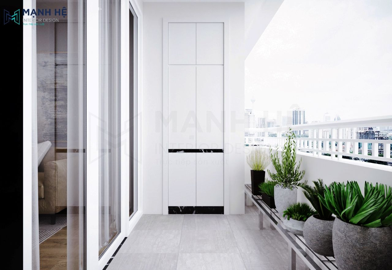 Chú ý hệ thống thoát nước khi thiết kế ban công
