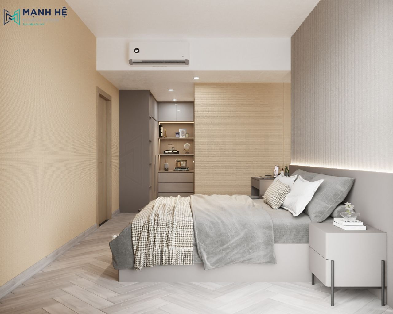 Sử dụng giấy dán tường dể căn phòng trở nên tinh tế hơn