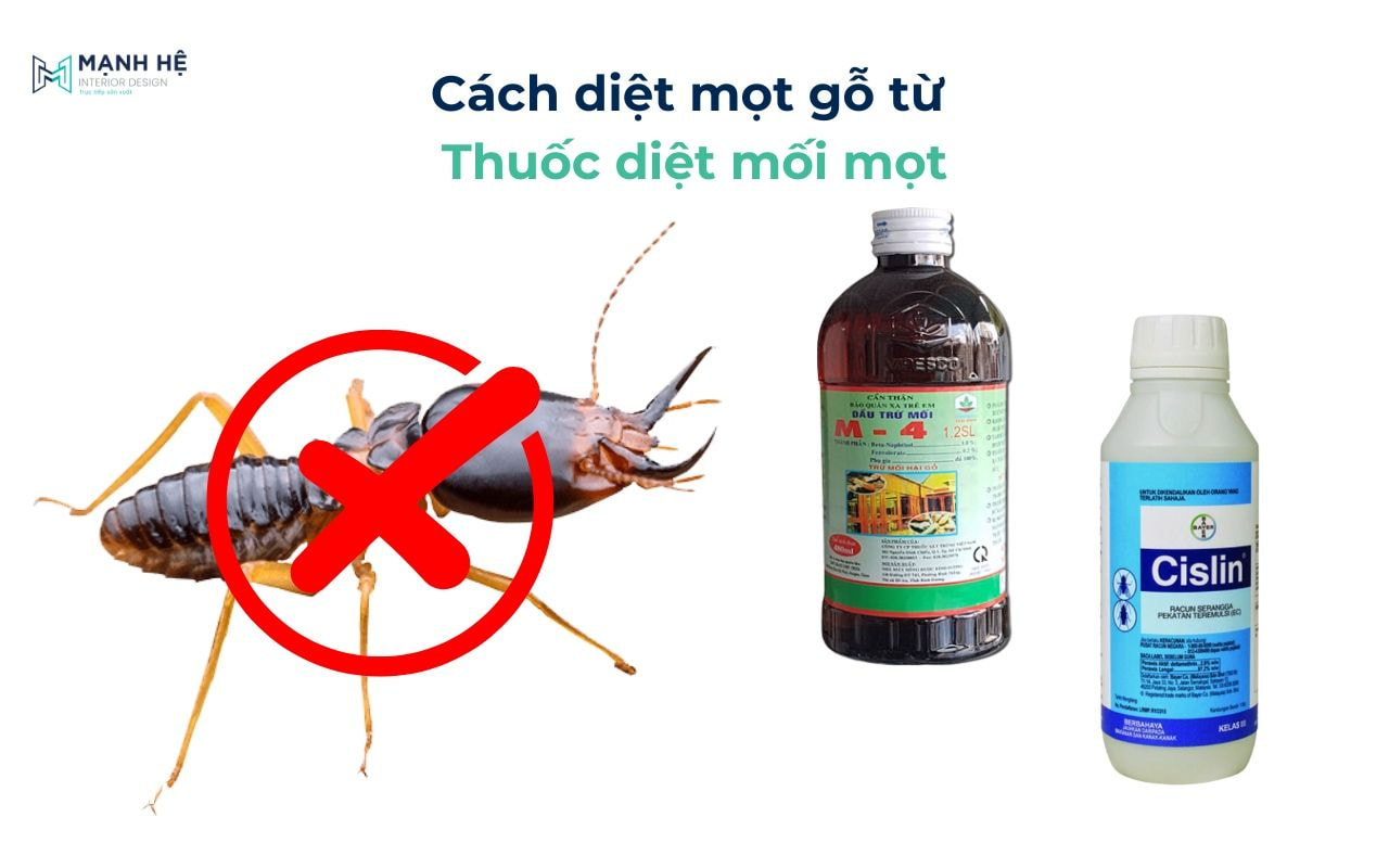 Sử dụng thuốc diệt mối mọt