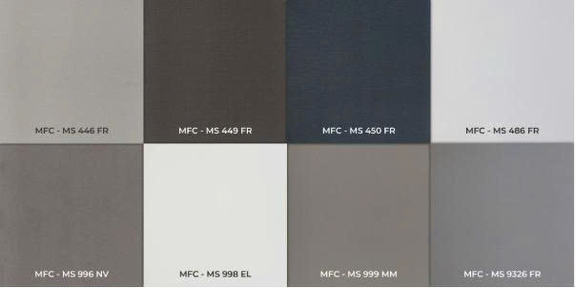 Catalogue mã màu melamine giả vải của An Cường