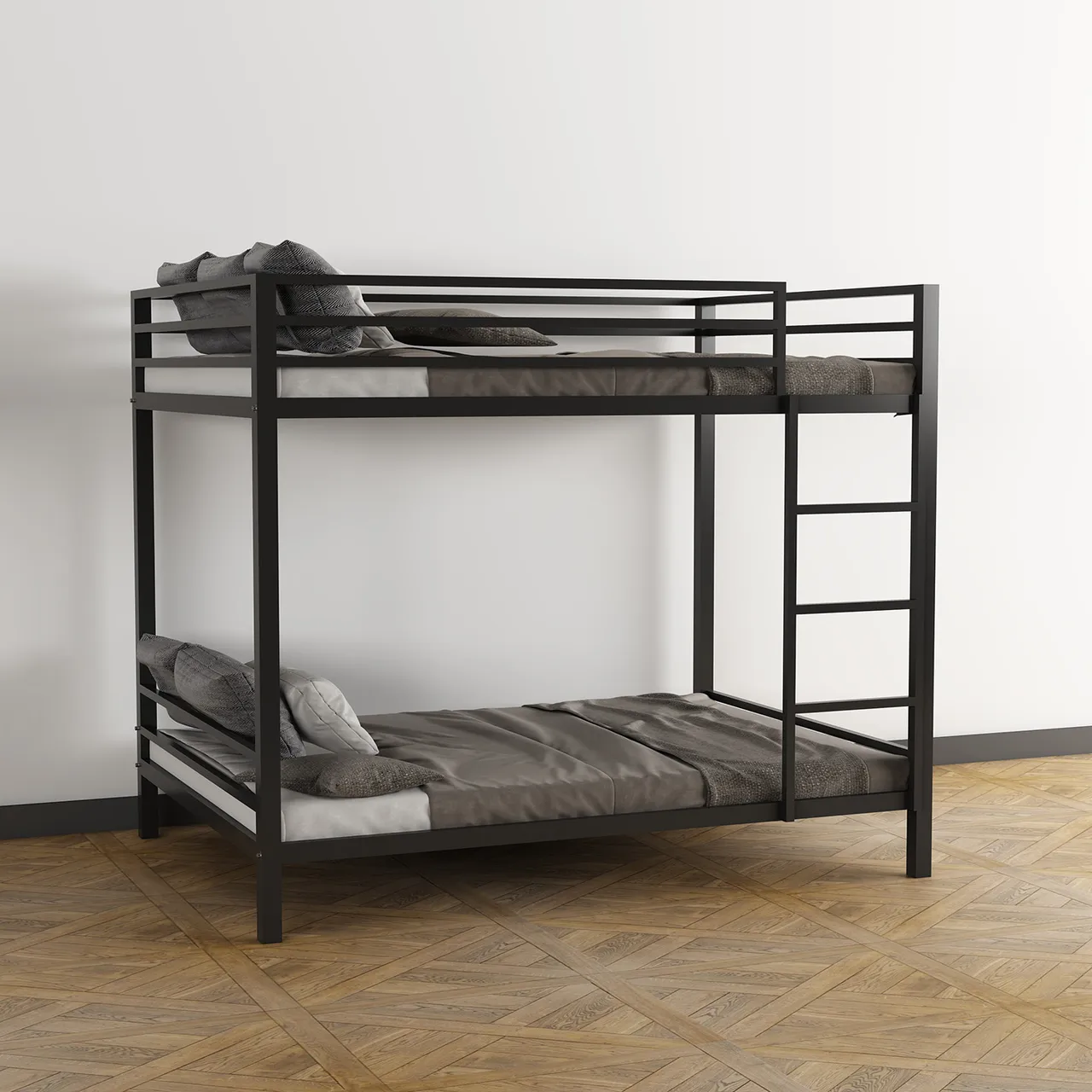 Giường tầng sắt đơn giản cho phòng ngủ người lớn