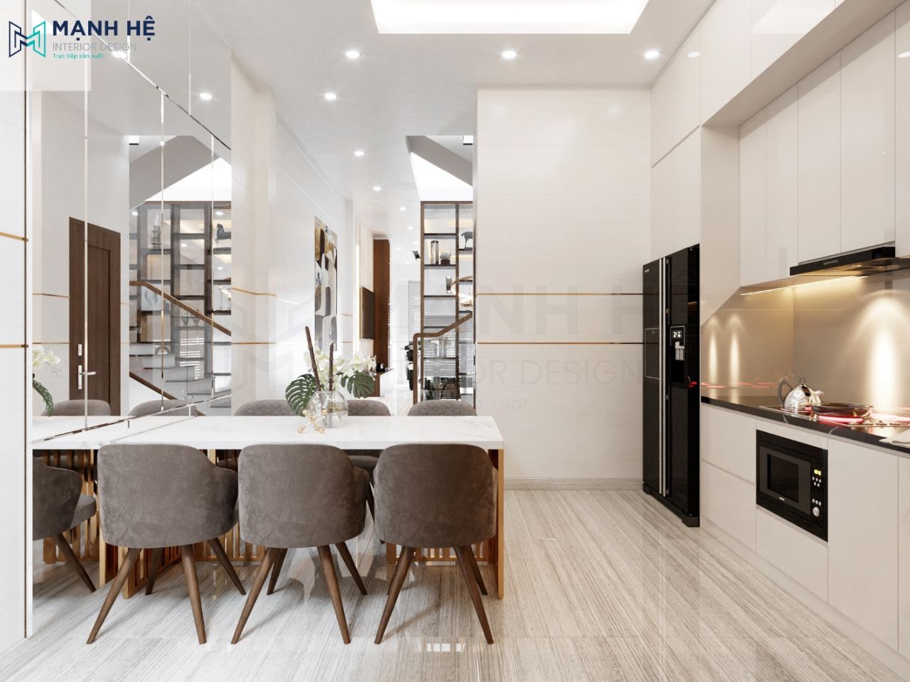 Kiểm soát nhiệt độ và độ ẩm phòng bếp