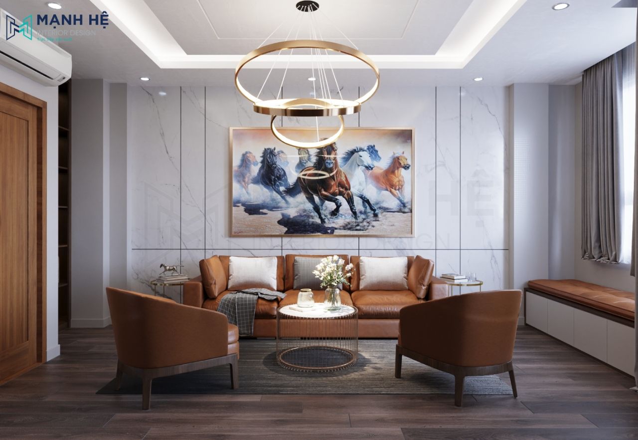 Gợi ý decor phòng khách nhà phố cho người mệnh Hỏa 