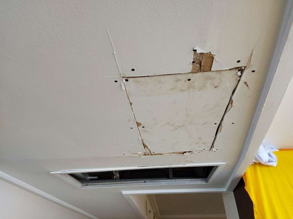 Hiện trạng trần thạch cao bị nứt