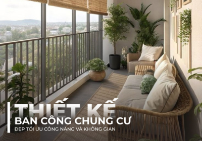 Thiết kế ban công chung cư: ý tưởng biến góc nhỏ thành nơi thư giãn