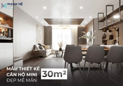 Thiết kế nội thất chung cư 30m2 đẹp, tối ưu tiện ích