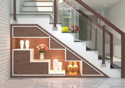 Trồng cây xung quanh bậc tam cấp