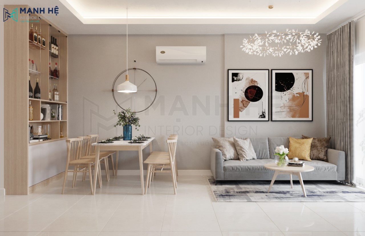 1-thiet-ke-noi-that-phong-khach-nho-noi-that-manh-he Moonlight 51m2 hiện đại - 2 PN - Chị Lan