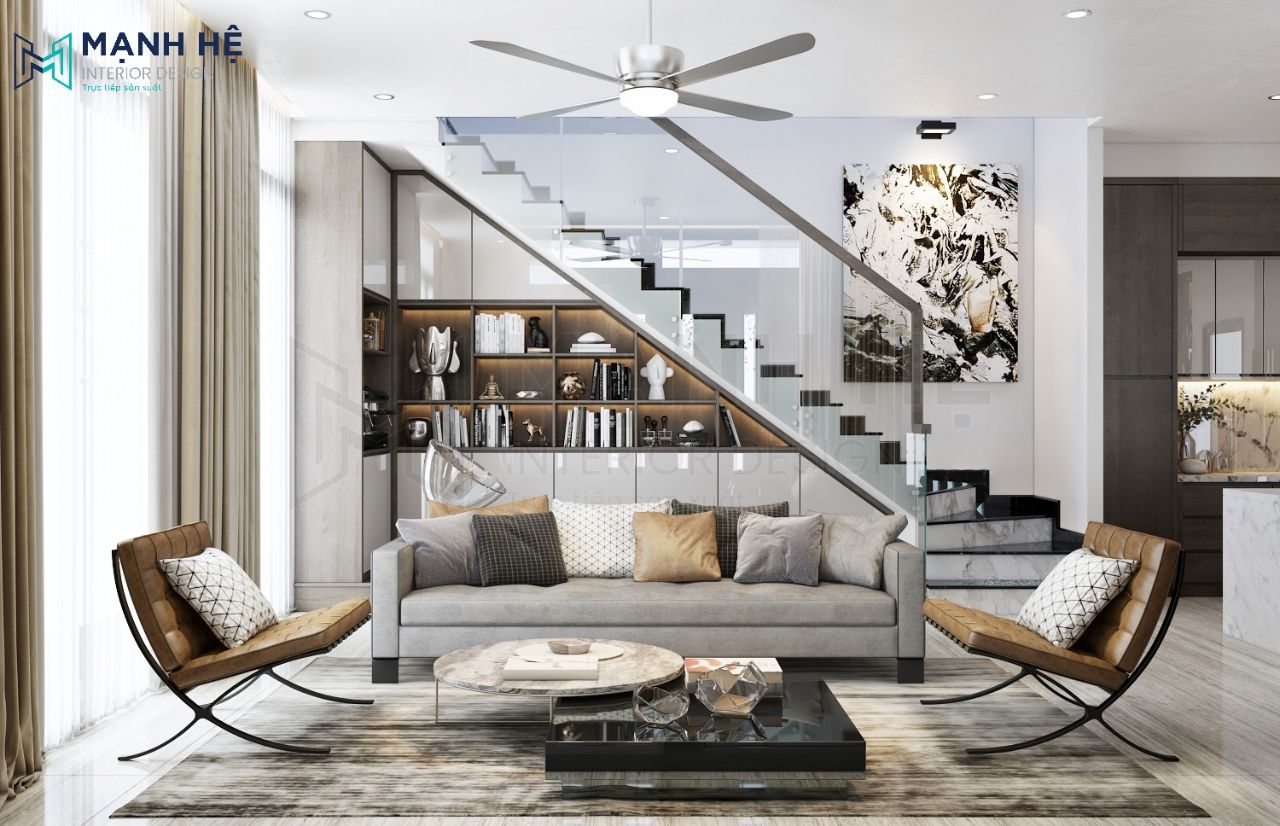 Nội thất nhà phố Quận 3 - Chị Tiên - 3 Tầng