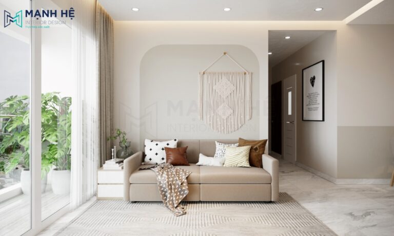Thiết kế nội thất phòng khách chung cư