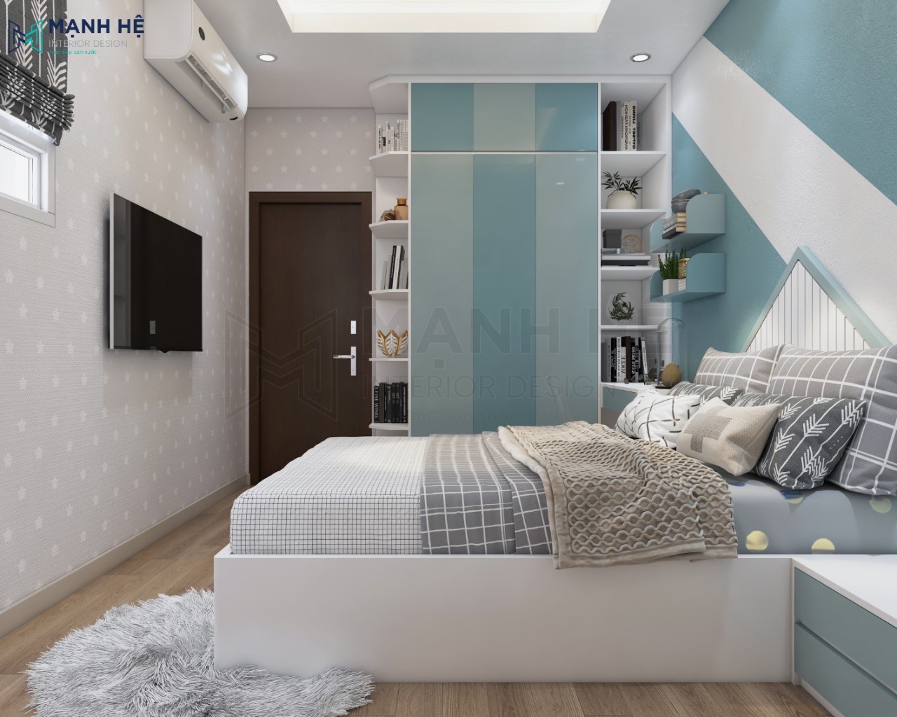 Bộ phòng ngủ trẻ em BE056