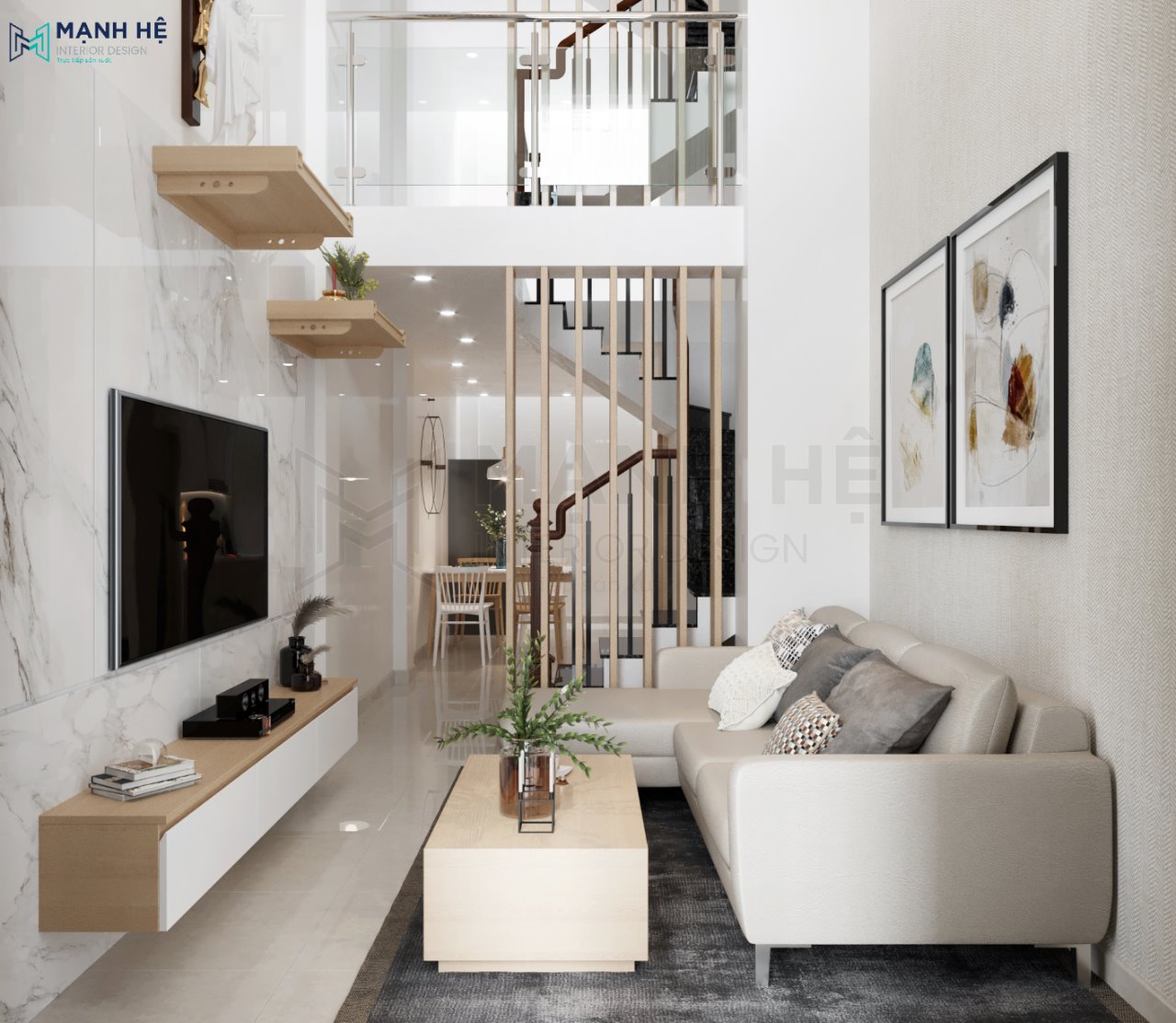 Nội thất nhà phố Thủ Đức – Anh Huân – 3 Tầng Nội thất nhà phố Thủ Đức – Anh Huân – 3 Tầng