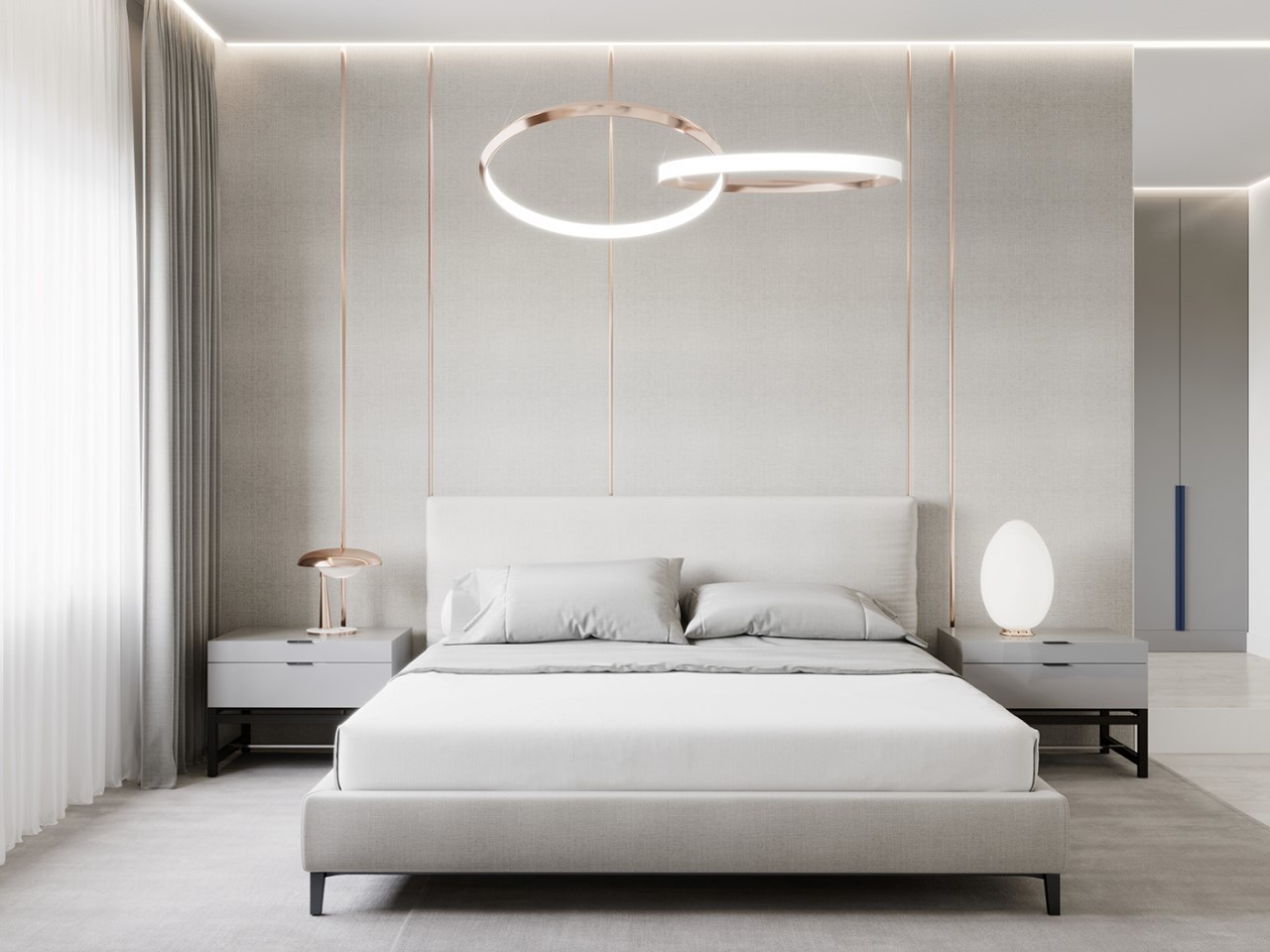 20+ Mẫu phòng ngủ màu trắng đẹp mê mẩn đa dạng phong cách năm 2025