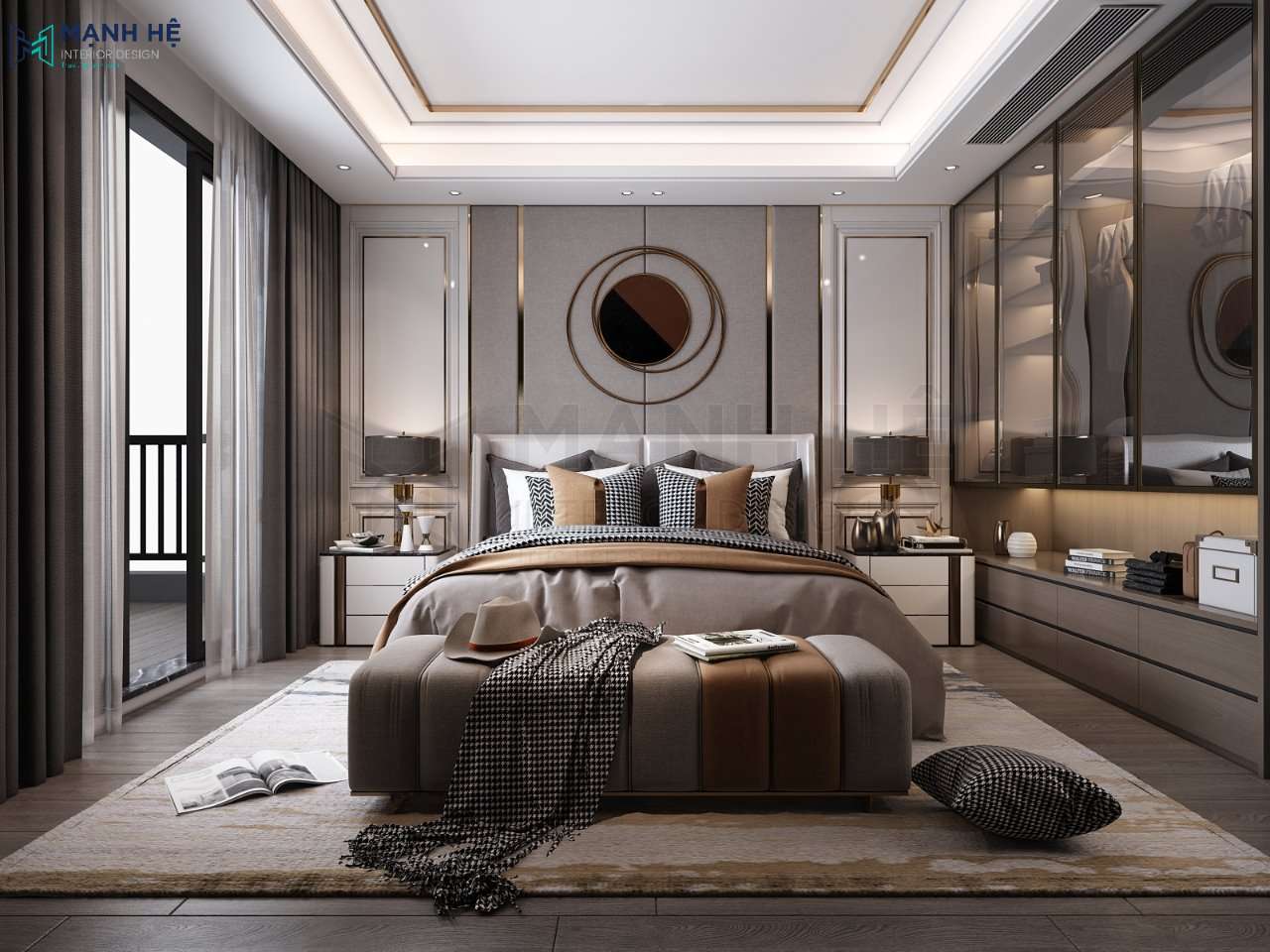 Gợi ý 20+ Mẫu thiết kế phòng ngủ biệt thự đẹp sang trọng và ấn tượng nhất