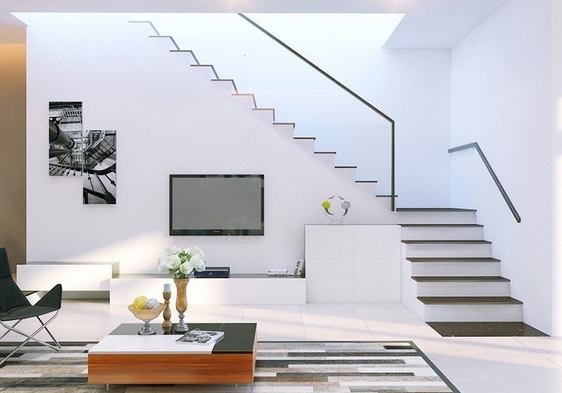 Trang trí bậc tam cấp cầu thang bằng thảm trải